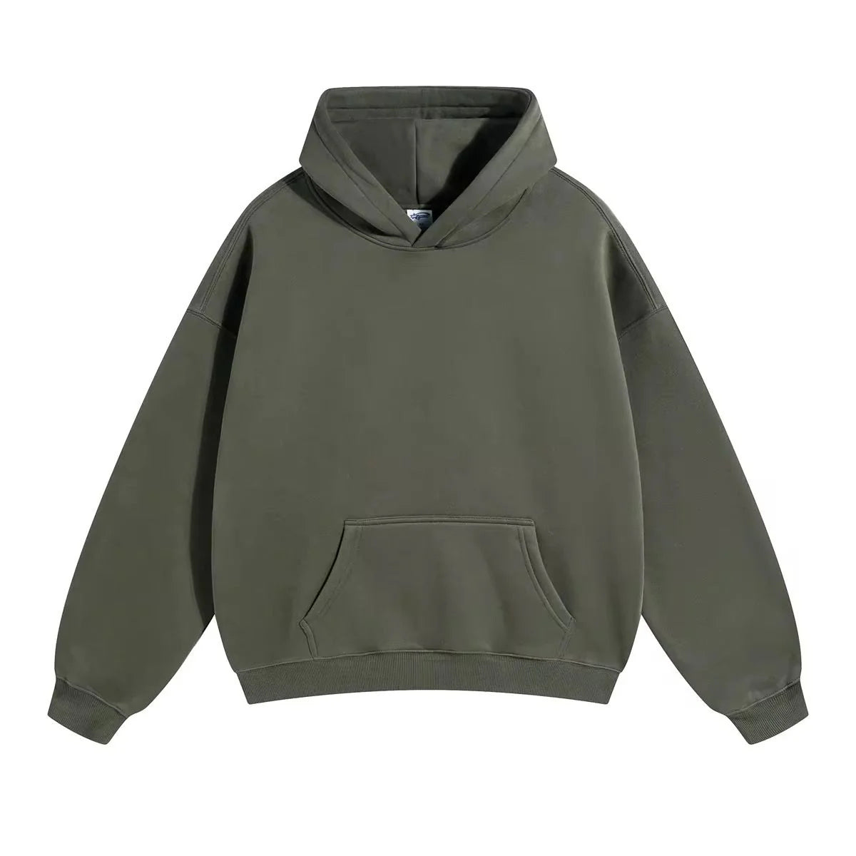 Basic Hoodies Olive Unisex