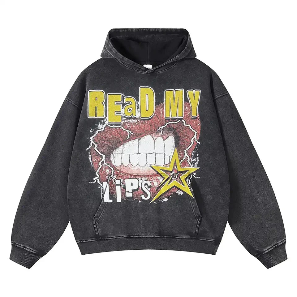 READ MY LIPS HOODIE